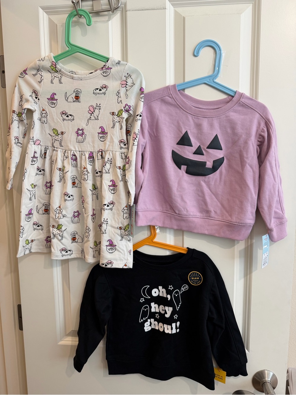 Toddler girls 3t, cat and jack 3piece Halloween bundle, all New with tags